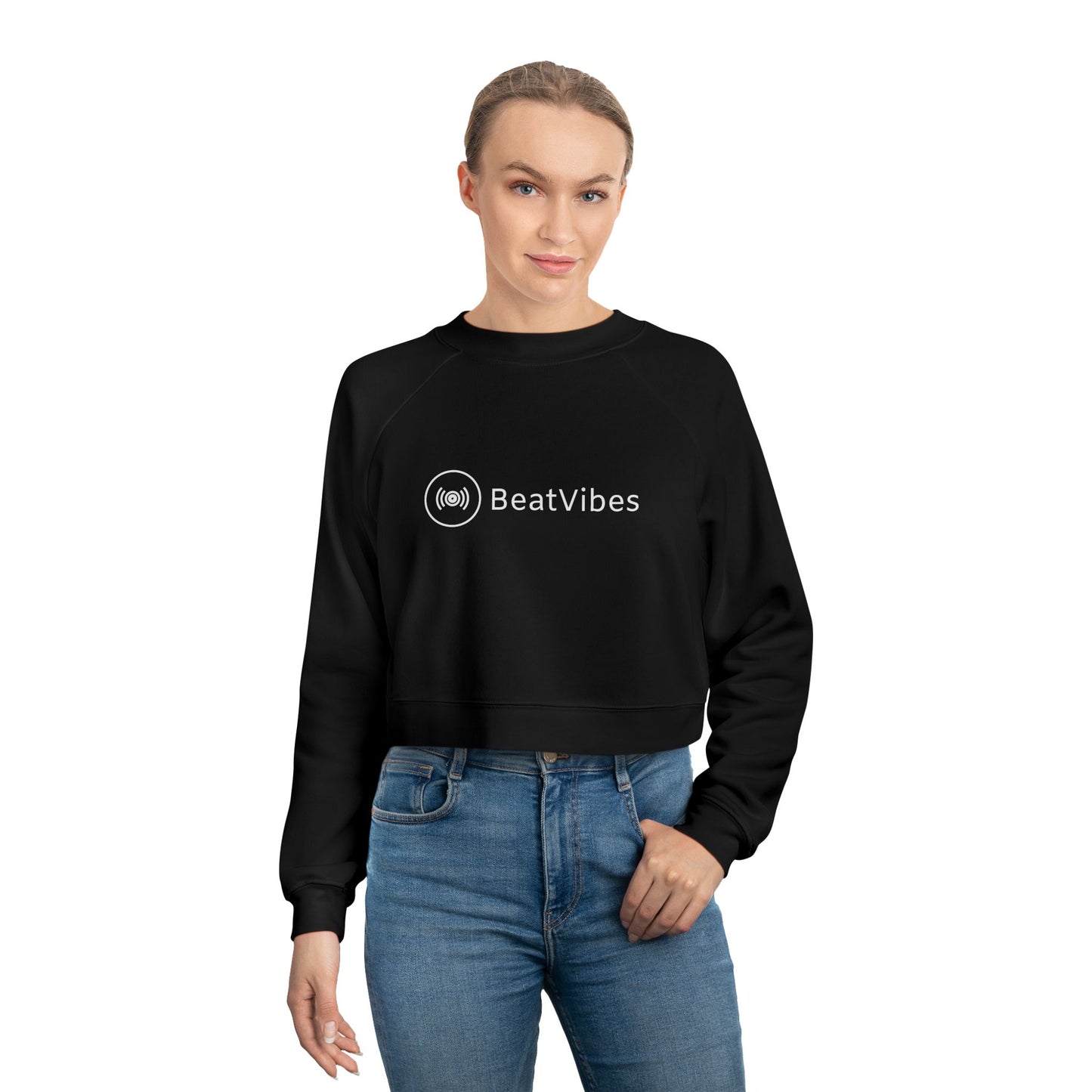 Women's Cropped Fleece BeatVibes Pullover
