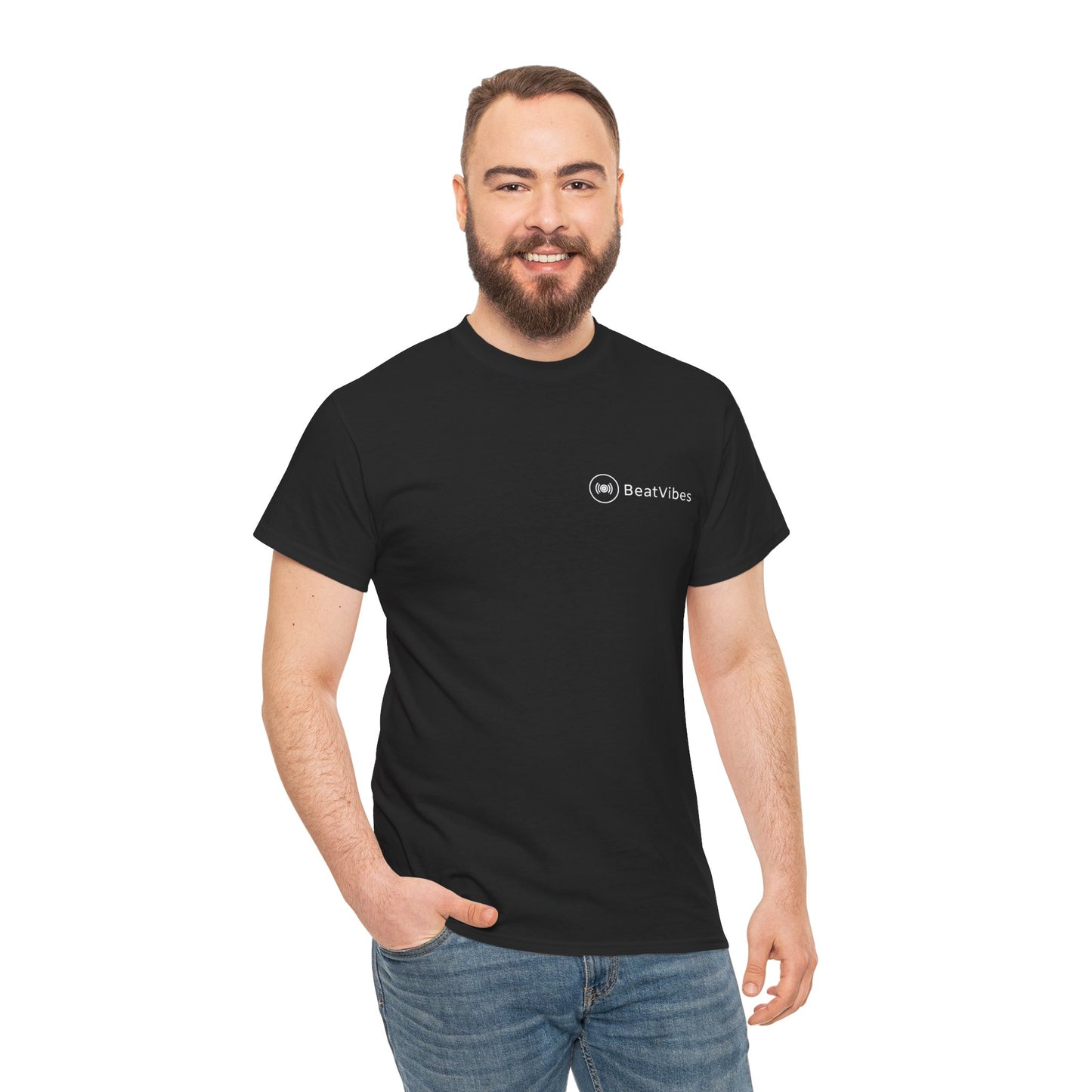 BeatVibes Logo Black T-Shirt