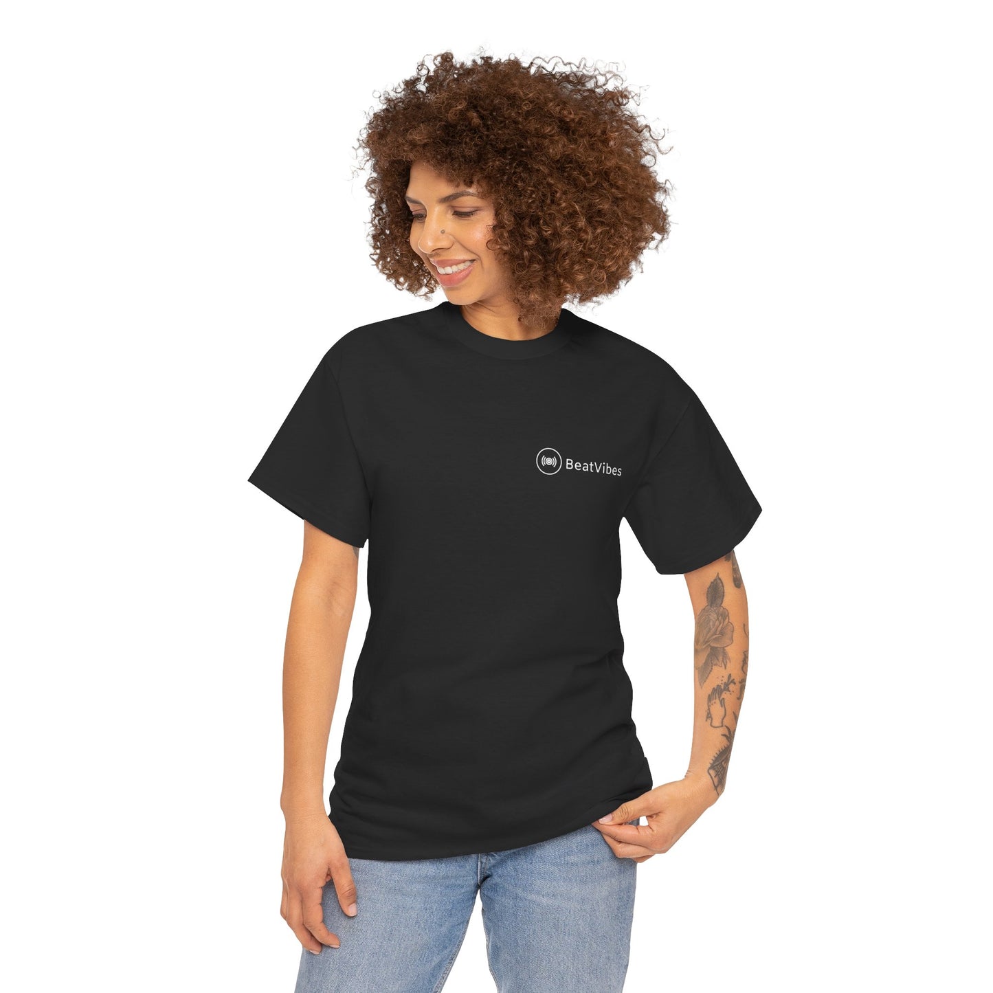 BeatVibes Logo Black T-Shirt