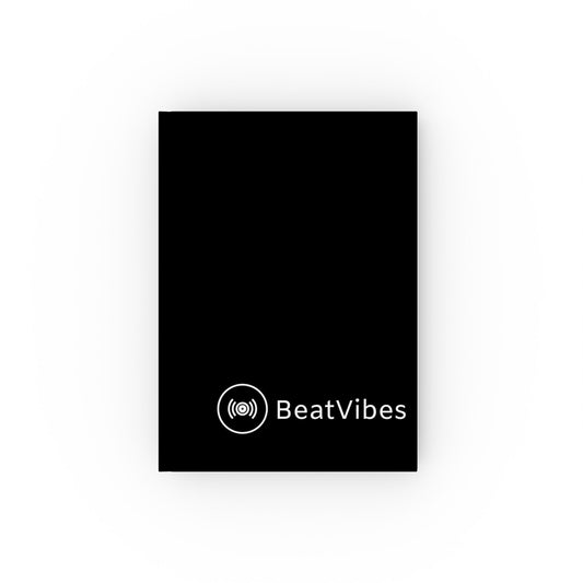 BeatVibes Black Hard Backed Journal