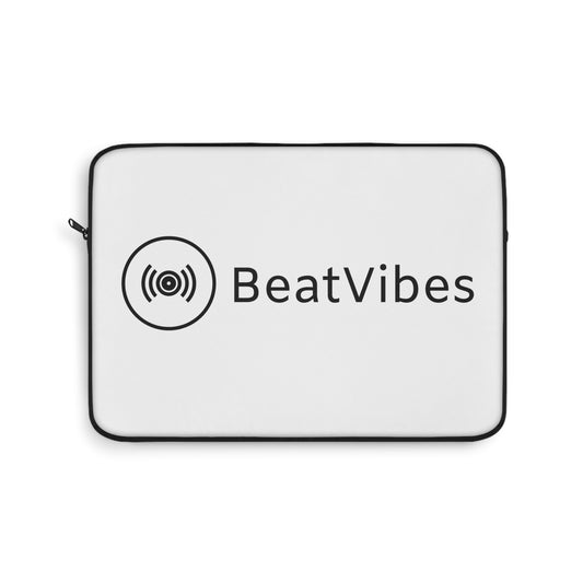 BeatVibes White Laptop Sleeve